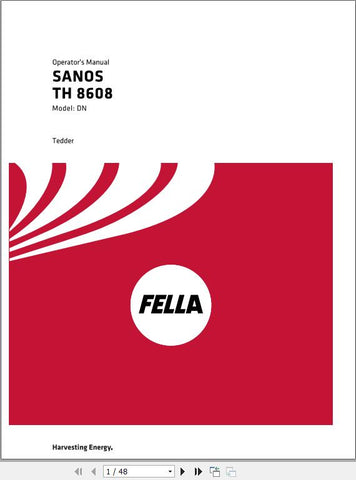 FELLA EU SANOS TH 8608 DN 2016 FEL15360005_EN02 OPERATORS MANUAL - PDF FILE