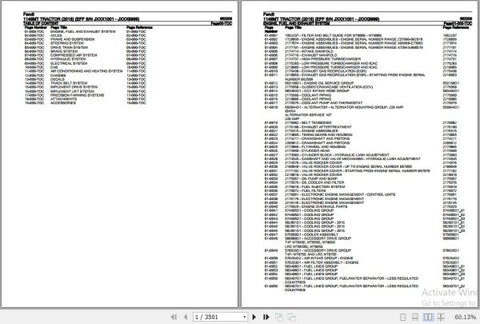 FENDT TRACTOR 1149MT 652209 2018 SPARE PARTS CATALOGUE MANUAL - PDF FILE