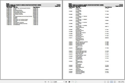 FENDT TRACTOR 722NA S4 F742105 10.2020 SPARE PARTS CATALOGUE MANUAL - PDF FILE