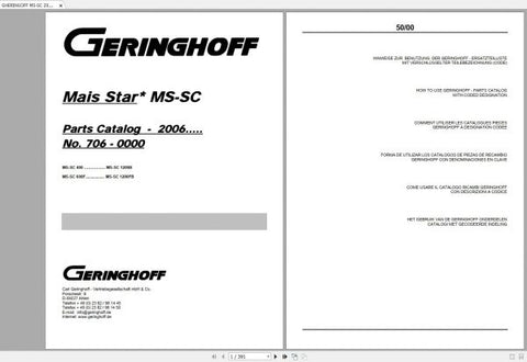 GHERINGOFF MS-SC 2006 ORIGINAL 982 SPARE PARTS CATALOGUE MANUAL - PDF FILE