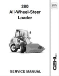 Gehl 280 All Wheel Steer Loader Service Repair Manual 918114A