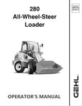 Gehl 280 All Wheel Steer Operator's Manual 918112B - PDF File Download