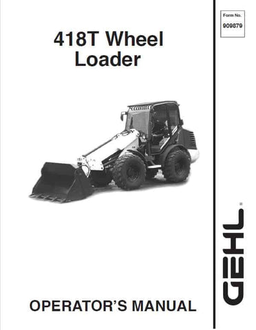 Gehl 480T All Wheel Steer Operator's Manual 909879A - PDF File Download