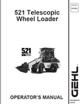 Gehl 521T All Wheel Steer Loader Operator's Manual 909883A - PDF File Download