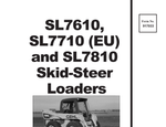 Gehl & Mustang SL7610, SL7710, SL7810 Skid Steer Loader Manual 917033