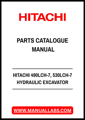 Discover the comprehensive HITACHI 490LCH-7 and 530LCH-7 Hydraulic Excavator Parts Catalogue Manual, available in a convenient PDF format. This essential resource provides detailed diagrams, part numbers, and specifications, ensuring you have everything you need for efficient maintenance and repairs. Streamline your operations and minimize downtime with this user-friendly manual, designed for both professionals and enthusiasts alike. Enhance your excavator's performance and longevity by accessing the right 