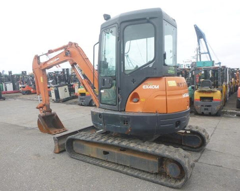 UNLOCK THE FULL POTENTIAL OF YOUR HITACHI EX40U AND EX50U EXCAVATORS WITH OUR COMPREHENSIVE SERVICE REPAIR MANUAL IN PDF FORMAT. 