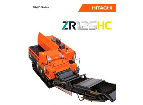 UNLOCK THE FULL POTENTIAL OF YOUR HITACHI ZR125HC TRACK MOUNTED WOOD GRINDER WITH OUR COMPREHENSIVE SERVICE REPAIR WORKSHOP MANUAL IN PDF FORMAT.