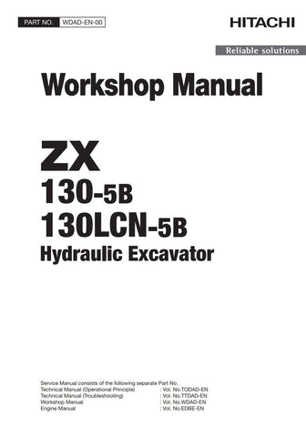  Unlock the full potential of your HITACHI ZX130-5B and ZX130LCN-5B excavators with the comprehensive Workshop Manual (WDAD-EN-00) in PDF format. This essential guide provides detailed schematics, maintenance procedures, and troubleshooting tips, ensuring your machinery operates at peak performance. With easy navigation and clear instructions, this manual is an invaluable resource for both seasoned professionals and DIY enthusiasts, helping you save time and reduce repair costs. Invest in your equipment's