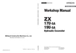 Unlock the full potential of your HITACHI ZX17U-5A and ZX19U-5A excavators with the comprehensive Workshop Manual WABA50-EN-00 (2023.10.19) in PDF format. This essential guide provides detailed insights into maintenance, troubleshooting, and repair procedures, ensuring your machinery operates at peak performance. With easy navigation and clear illustrations, this manual is designed for both seasoned professionals and DIY enthusiasts, making it an invaluable resource for keeping your excavators in top condit