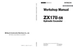 Unlock the full potential of your HITACHI ZX17U-5N Excavator with the comprehensive WABC60-EN-01 Workshop Manual in PDF format. This essential guide provides detailed schematics, maintenance tips, and troubleshooting advice, ensuring your machine operates at peak performance. Perfect for both seasoned professionals and DIY enthusiasts, this manual is your go-to resource for efficient repairs and upkeep, helping you save time and money while extending the life of your equipment. Don't miss out on the opportu