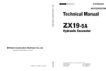 Unlock the full potential of your HITACHI ZX19-5A Excavator with the comprehensive Technical Manual (TABG50-EN-00) in PDF format. This essential resource provides detailed specifications, maintenance guidelines, and troubleshooting tips to ensure optimal performance and longevity of your equipment. With easy navigation and clear illustrations, this manual is designed for both seasoned operators and newcomers, making it an invaluable tool for efficient operation and upkeep. Enhance your productivity and