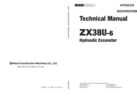 Unlock the full potential of your HITACHI ZX38U-6 Excavator with the comprehensive Technical Manual TADS50-EN-00 (2021.11.15) in PDF format. This essential resource provides detailed specifications, maintenance guidelines, and troubleshooting tips to ensure optimal performance and longevity of your equipment. Perfect for operators and technicians alike, this manual is designed to enhance your understanding and efficiency, making it a must-have for anyone looking to maximize their investment in heavy machine