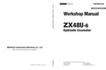 Unlock the full potential of your HITACHI ZX48U-6 Excavator with the comprehensive Workshop Manual WAEP50-EN-01 in PDF format. This essential guide provides detailed insights into maintenance, troubleshooting, and repair procedures, ensuring your equipment operates at peak performance. With easy navigation and clear illustrations, this manual is designed for both seasoned professionals and DIY enthusiasts, making it an invaluable resource for keeping your excavator in top condition. Don't miss out on the