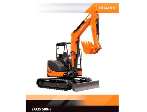 UNLOCK THE FULL POTENTIAL OF YOUR HITACHI ZX 40U-3 AND ZX 50U-3 SERIES HYDRAULIC EXCAVATORS WITH OUR COMPREHENSIVE SERVICE REPAIR WORKSHOP MANUAL IN PDF FORMAT.