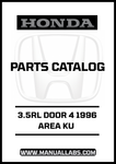 Designed specifically for the 1996 Honda 3.5RL, this manual covers every aspect of the door components, from hinges to locks. With clear illustrations and part numbers, you can easily identify the exact parts you need, saving you time and effort in your repair process.