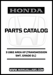 Unlock the full potential of your 1982 Honda Accord with our comprehensive Door 3 Parts Catalog Manual. This PDF download is specifically designed for the KP model with a 5MT transmission and GL grade, providing you with detailed diagrams and specifications to ensure you have everything you need for maintenance and repairs.