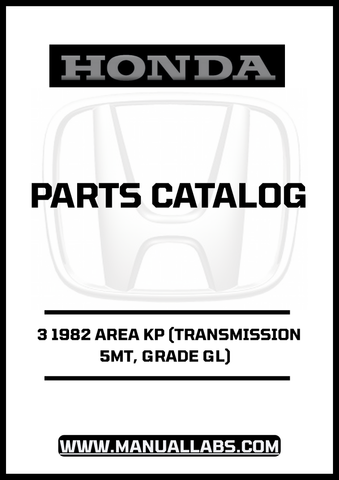 Unlock the full potential of your 1982 Honda Accord with our comprehensive Door 3 Parts Catalog Manual. This PDF download is specifically designed for the KP model with a 5MT transmission and GL grade, providing you with detailed diagrams and specifications to ensure you have everything you need for maintenance and repairs.