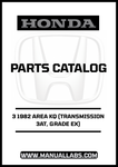 Unlock the full potential of your 1982 Honda Accord with the comprehensive Door 3 Parts Catalog Manual. This PDF download is specifically designed for the 3AT transmission and Grade EX model, providing you with detailed diagrams and specifications to ensure accurate repairs and maintenance.