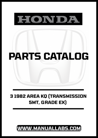 Unlock the full potential of your 1982 Honda Accord with our comprehensive Door 3 Parts Catalog Manual. This PDF download is specifically designed for the 5MT transmission and Grade EX model, providing you with detailed diagrams and specifications to ensure accurate repairs and maintenance.