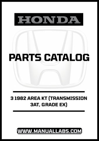 Unlock the full potential of your 1982 Honda Accord with our comprehensive Door 3 Parts Catalog Manual. This PDF download is specifically designed for the 3AT transmission and Grade EX models, providing you with detailed diagrams and specifications to ensure accurate repairs and maintenance.