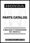 Unlock the full potential of your 1982 Honda Accord with our comprehensive Door 3 Parts Catalog Manual. This PDF download is specifically designed for the 3AT transmission and GL grade, providing you with detailed diagrams and specifications to ensure you have everything you need for maintenance and repairs.