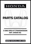 Unlock the full potential of your 1982 Honda Accord with our comprehensive Door 3 Parts Catalog Manual. This PDF download is specifically designed for the 5MT transmission and EX grade, providing you with detailed diagrams and specifications to ensure accurate repairs and maintenance.