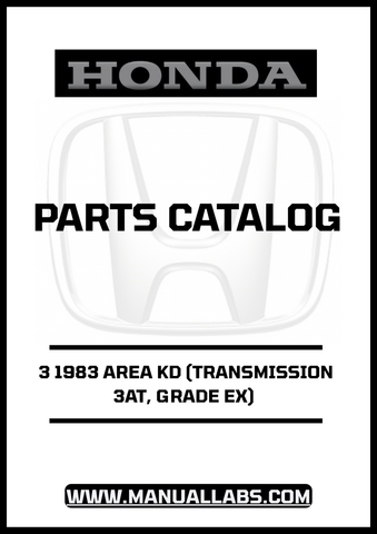 Discover the ultimate resource for maintaining your 1983 Honda Accord with the comprehensive Door 3 Parts Catalog Manual. This PDF download is specifically designed for the 3AT transmission and Grade EX model, providing you with detailed diagrams and specifications to ensure accurate repairs and replacements.
