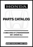 Unlock the full potential of your 1983 Honda Accord with our comprehensive Door 3 Parts Catalog Manual. This PDF download is specifically designed for the 3AT transmission and GL grade, providing you with detailed diagrams and specifications to ensure you have everything you need for maintenance and repairs.
