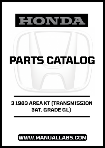 Unlock the full potential of your 1983 Honda Accord with our comprehensive Door 3 Parts Catalog Manual. This PDF download is specifically designed for the 3AT transmission and GL grade, providing you with detailed diagrams and specifications to ensure you have everything you need for maintenance and repairs.