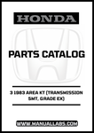 Unlock the full potential of your 1983 Honda Accord with the comprehensive Door 3 Parts Catalog Manual. This PDF download is specifically designed for the 5MT transmission and Grade EX models, providing you with detailed diagrams and specifications to ensure accurate repairs and maintenance.