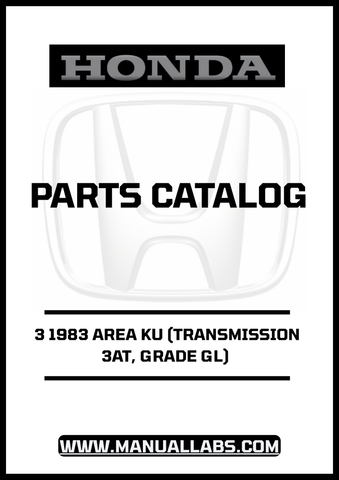 Unlock the full potential of your 1983 Honda Accord with our comprehensive Door 3 Parts Catalog Manual. This PDF download is specifically designed for the 3AT transmission and GL grade, providing you with detailed diagrams and specifications to ensure you have the right parts for your vehicle.