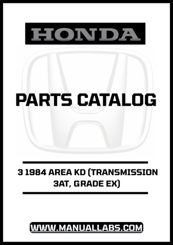 Unlock the full potential of your 1984 Honda Accord with the comprehensive Door 3 Parts Catalog Manual. This PDF download is an essential resource for anyone looking to maintain or repair their vehicle, specifically tailored for the 3AT transmission and EX grade model.