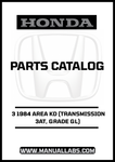 Unlock the full potential of your 1984 Honda Accord with our comprehensive Door 3 Parts Catalog Manual. This PDF download is specifically designed for the 3AT transmission and GL grade, providing you with detailed diagrams and specifications to ensure accurate repairs and maintenance.