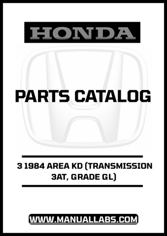 Unlock the full potential of your 1984 Honda Accord with our comprehensive Door 3 Parts Catalog Manual. This PDF download is specifically designed for the 3AT transmission and GL grade, providing you with detailed diagrams and specifications to ensure accurate repairs and maintenance.