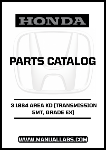 Discover the ultimate resource for your 1984 Honda Accord with the comprehensive Door 3 Parts Catalog Manual. This PDF download is specifically designed for the 5MT transmission and Grade EX model, providing you with detailed diagrams and specifications to ensure accurate repairs and maintenance.