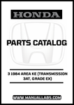 Discover the ultimate resource for maintaining your 1984 Honda Accord with the comprehensive Door 3 Parts Catalog Manual. This PDF download is specifically designed for the 3AT transmission and Grade EX model, providing you with detailed diagrams and specifications to ensure accurate repairs and replacements.
