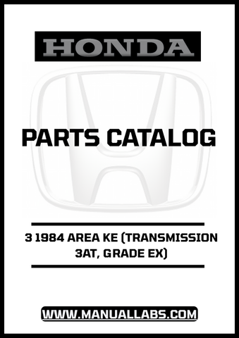 Discover the ultimate resource for maintaining your 1984 Honda Accord with the comprehensive Door 3 Parts Catalog Manual. This PDF download is specifically designed for the 3AT transmission and Grade EX model, providing you with detailed diagrams and specifications to ensure accurate repairs and replacements.