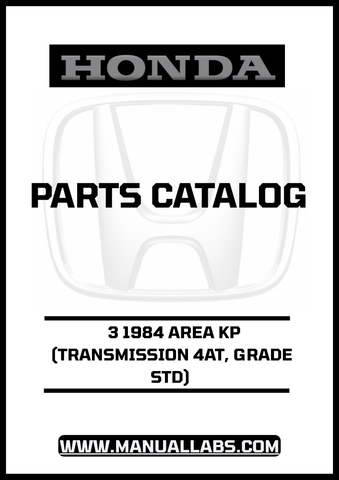 Discover the ultimate resource for maintaining your 1984 Honda Accord with the comprehensive Door 3 Parts Catalog Manual. This PDF download is specifically designed for the 4AT transmission and STD grade, providing you with detailed diagrams and part numbers to ensure you find exactly what you need for repairs or upgrades.
