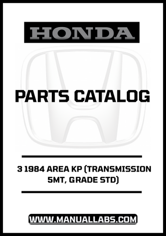 Unlock the full potential of your 1984 Honda Accord with our comprehensive Door 3 Parts Catalog Manual. This PDF download is specifically designed for the 5MT transmission and Grade STD, providing you with detailed diagrams and specifications to ensure accurate repairs and maintenance.