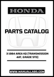 Unlock the full potential of your 1984 Honda Accord with our comprehensive Door 3 Parts Catalog Manual. This PDF download is specifically designed for the KQ model featuring a 4AT transmission and standard grade, providing you with detailed diagrams and specifications to ensure accurate repairs and maintenance.