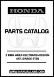 Unlock the full potential of your 1984 Honda Accord with our comprehensive Door 3 Parts Catalog Manual. This PDF download is specifically designed for the KQ model featuring a 4AT transmission and standard grade, providing you with detailed diagrams and specifications to ensure accurate repairs and maintenance.