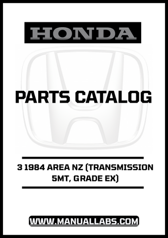 Unlock the full potential of your 1984 Honda Accord with our comprehensive Door 3 Parts Catalog Manual. This PDF download is specifically designed for the 5MT transmission and Grade EX model, providing you with detailed diagrams and specifications to ensure you have the right parts for your vehicle.