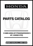 Unlock the full potential of your 1985 Honda Accord with our comprehensive Door 3 Parts Catalog Manual. This PDF download is specifically designed for the 5MT transmission and Grade STD model, providing you with detailed diagrams and specifications to ensure you have everything you need for maintenance and repairs.