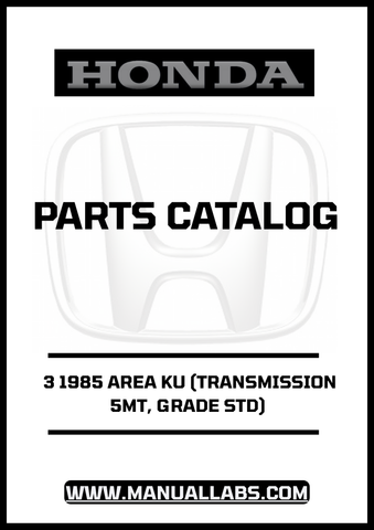 Unlock the full potential of your 1985 Honda Accord with our comprehensive Door 3 Parts Catalog Manual. This PDF download is specifically designed for models equipped with a 5MT transmission and standard grade, ensuring you have the precise information you need for repairs and maintenance.