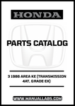 Unlock the full potential of your 1986 Honda Accord with our comprehensive Door 3 Parts Catalog Manual. This PDF download is specifically designed for the EX grade model equipped with a 4AT transmission, providing you with detailed diagrams and specifications to ensure accurate repairs and maintenance.