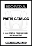 Unlock the full potential of your 1986 Honda Accord with our comprehensive Door 3 Parts Catalog Manual. This PDF download is specifically designed for the DX grade model equipped with a 4AT transmission, providing you with detailed diagrams and specifications to ensure accurate repairs and maintenance.