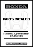 Unlock the full potential of your 1986 Honda Accord with our comprehensive Door 3 Parts Catalog Manual. This PDF download is specifically designed for the DX grade model equipped with a 5MT transmission, providing you with detailed diagrams and specifications to ensure accurate repairs and maintenance.