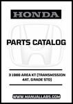 Unlock the full potential of your 1986 Honda Accord with our comprehensive Door 3 Parts Catalog Manual. This PDF download is an essential resource for anyone looking to maintain or repair their vehicle, featuring detailed diagrams and specifications tailored specifically for the 4AT transmission and STD grade model.