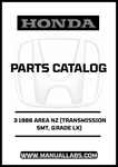 Discover the ultimate resource for maintaining your 1986 Honda Accord with our comprehensive Parts Catalog Manual. This PDF download is specifically designed for the 3-door model featuring a 5-speed manual transmission and the LX grade, ensuring you have all the necessary information at your fingertips.